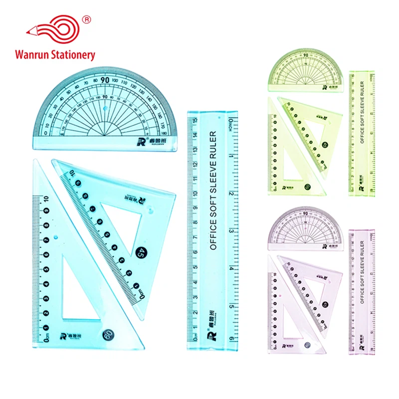 Conjunto de geometria matemática de 4 pcs