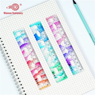 Régua plástica flexível de 6 polegadas